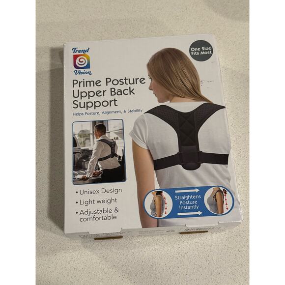 NIB Prime Posture Upper Back Support Unisex Help Posture Alignment Stability NEW - Picture 2 of 5